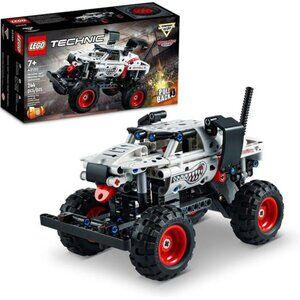 Technic Monster Jam Monster Mutt Dalmatian, 2in1 Pull Back Racing Toys
